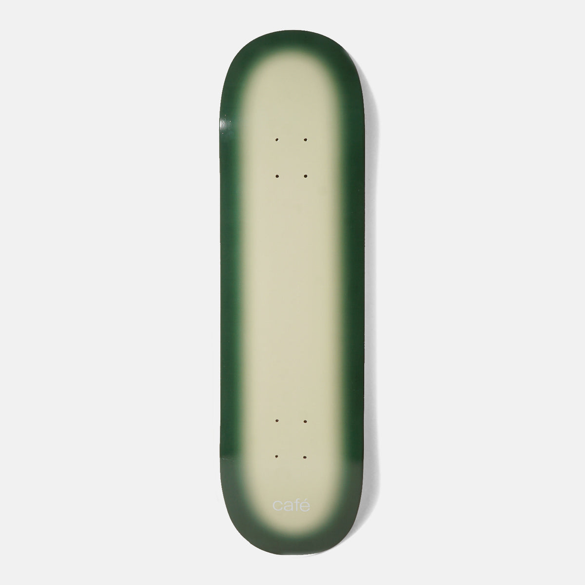 Skateboard Cafe - 8.25" Fade Deck - Ecru / Forest Green
