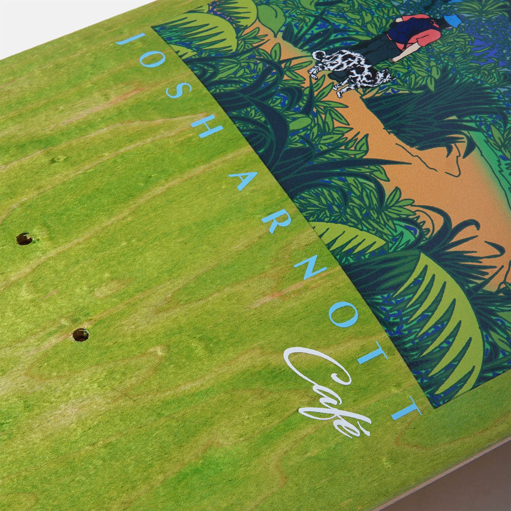 Skateboard Cafe - 8.5" Mountains Skateboard Deck - Green