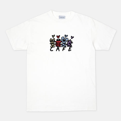 Skateboard Cafe - Pals T-Shirt - White