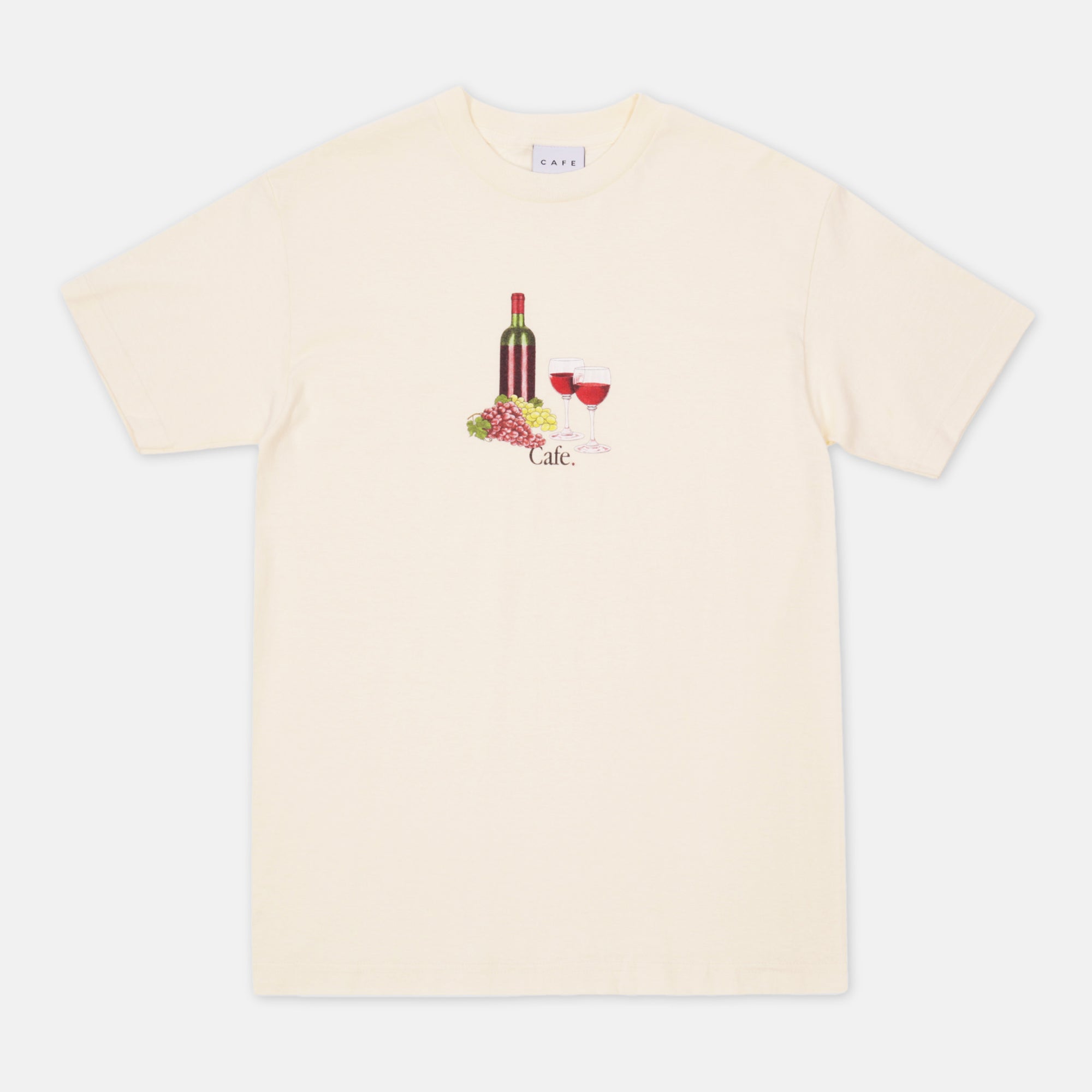 Skateboard Cafe - Vino T-Shirt - Cream