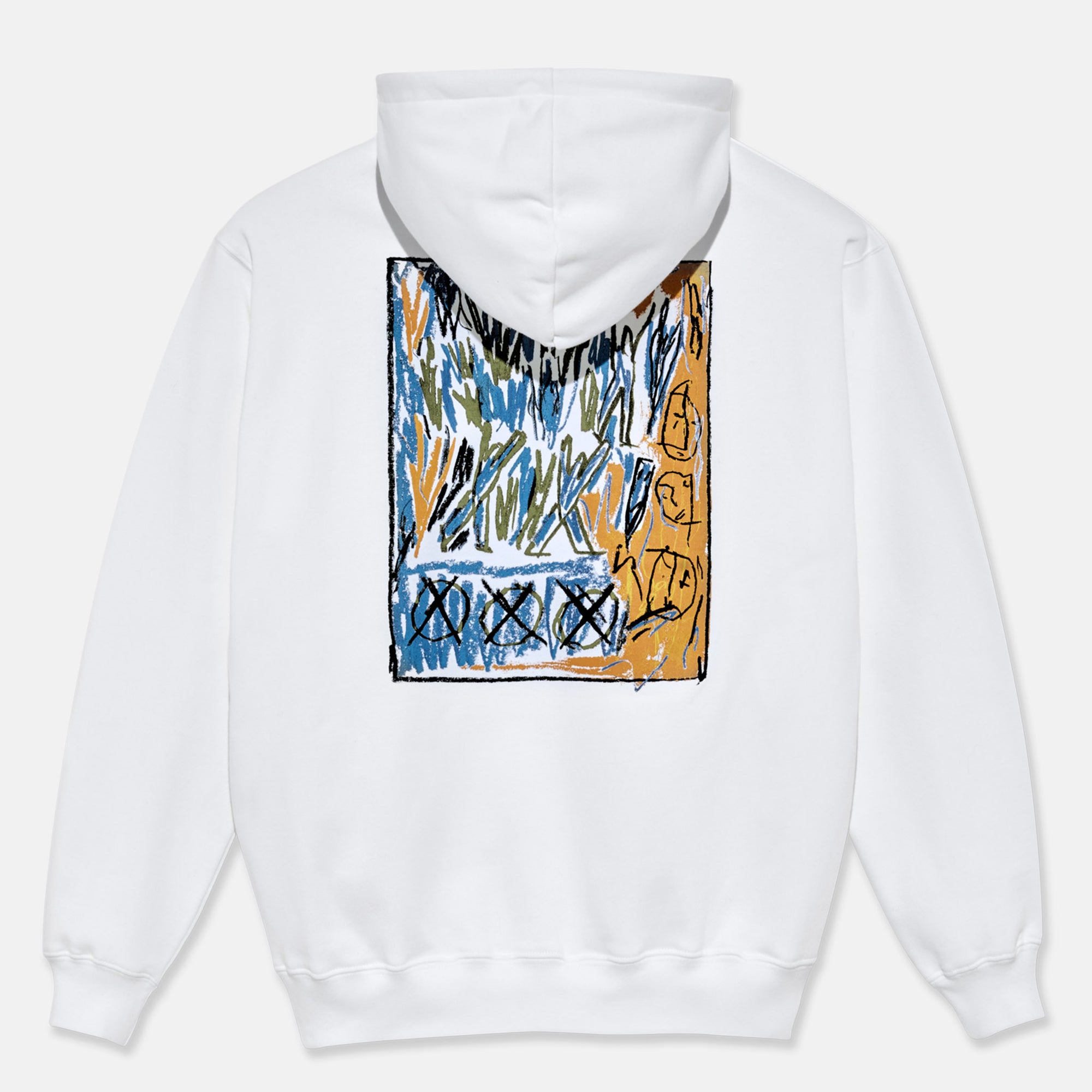 Polar Skate Co. - Campfire Pullover Hooded Sweatshirt - White