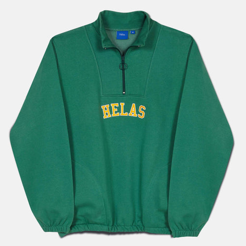 Helas - Campus Quarter Zip Sweatshirt - Green