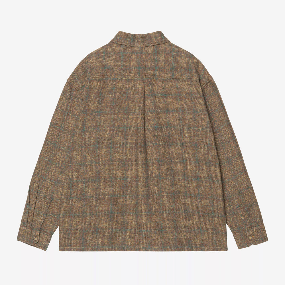 Carhartt WIP - Longsleeve Bagley Shirt - Bagley Check / Hamilton Brown