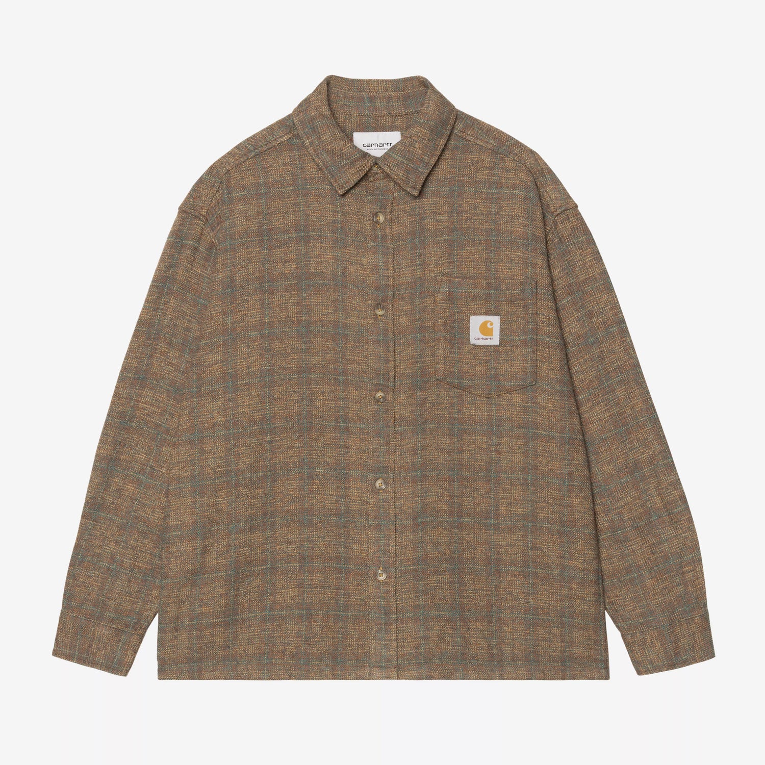 Carhartt WIP - Longsleeve Bagley Shirt - Bagley Check / Hamilton Brown