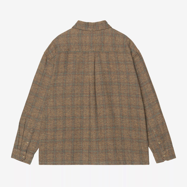 Carhartt WIP - Longsleeve Bagley Shirt - Bagley Check / Hamilton Brown