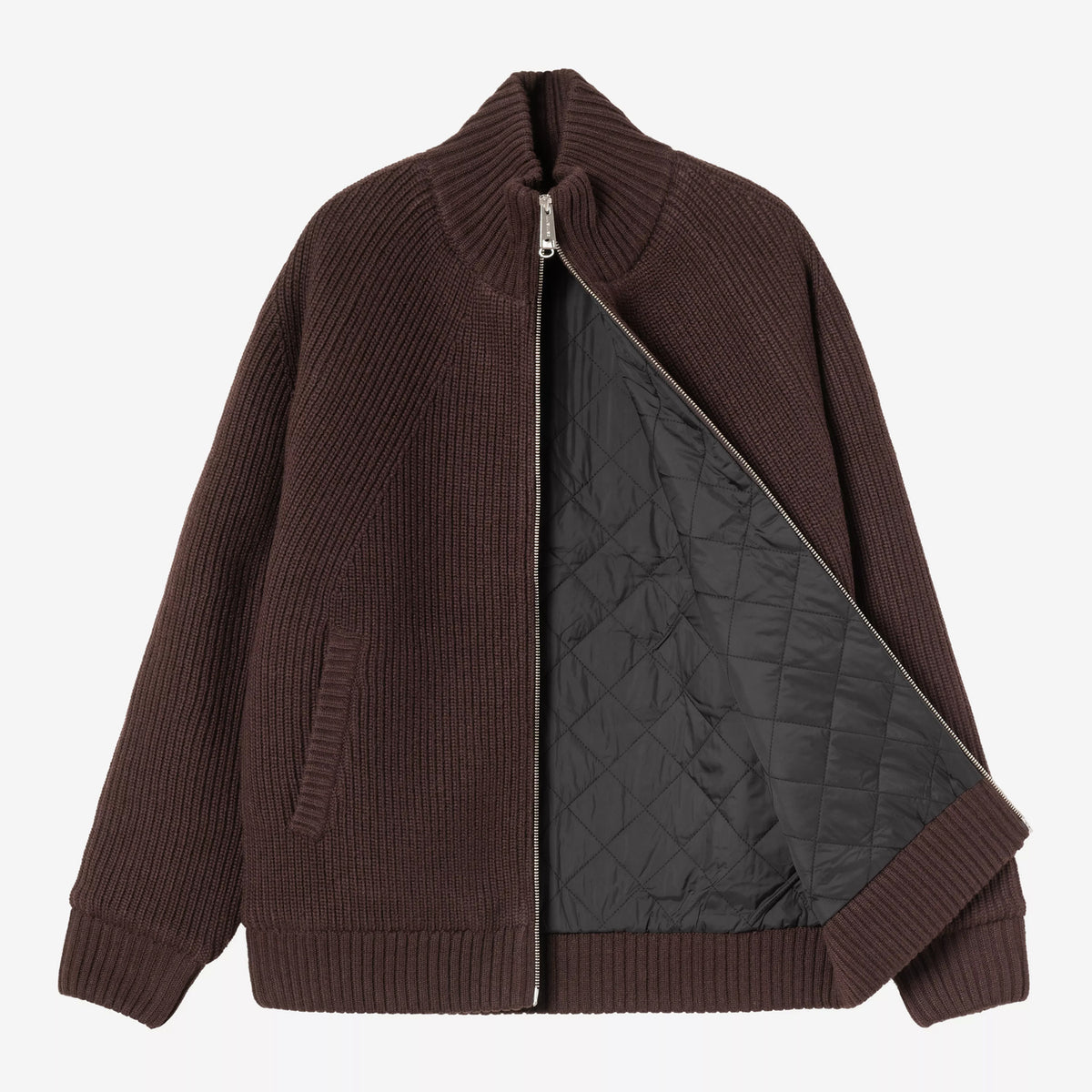 Carhartt WIP - Banley Knitted Sweater Jacket - Palisander