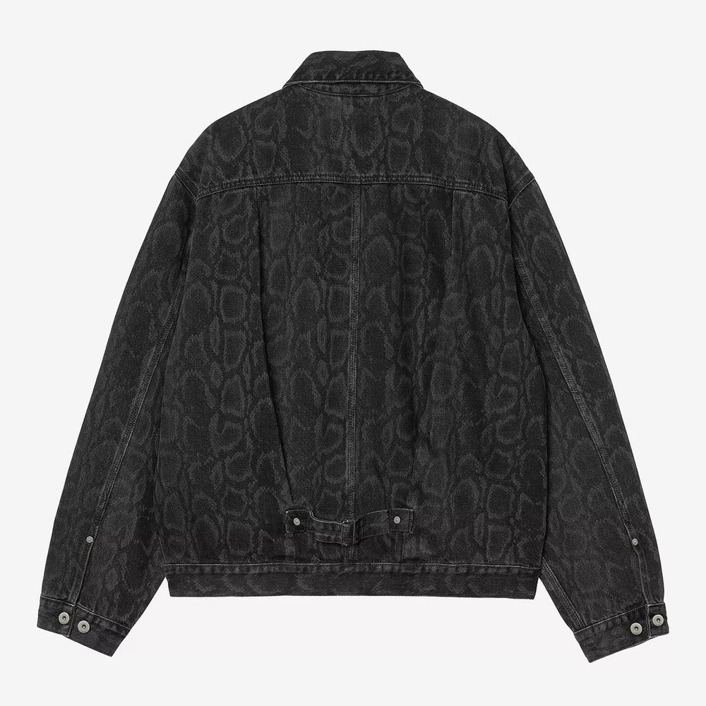 Carhartt WIP - Belmar Jacket - Snake Camo / Black (Heavy Stone Wash)