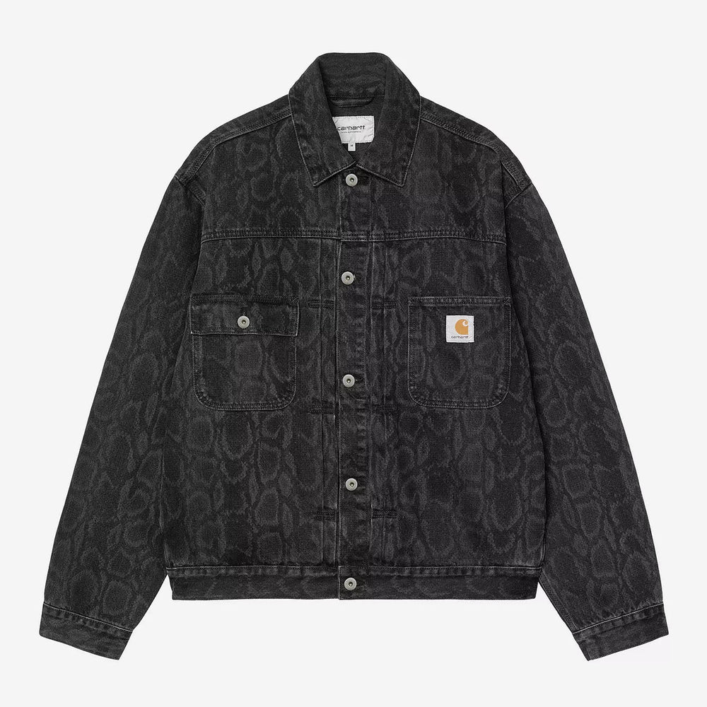 Carhartt WIP - Belmar Jacket - Snake Camo / Black (Heavy Stone Wash)
