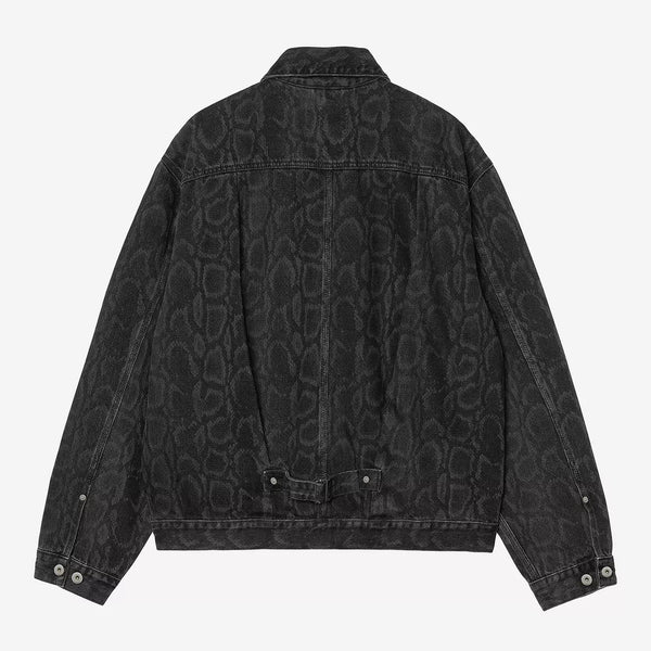 Carhartt WIP - Belmar Jacket - Snake Camo / Black (Heavy Stone Wash)