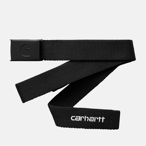 Carhartt WIP - C-Logo Clip Belt - Black / White