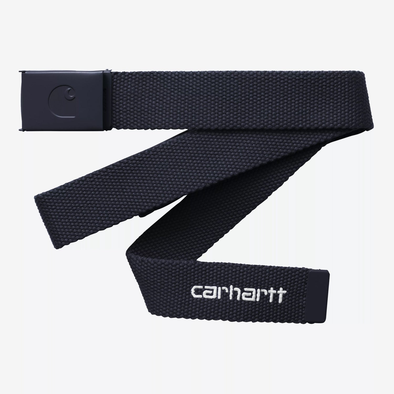 Carhartt WIP - C-Logo Clip Belt - Dark Navy / White