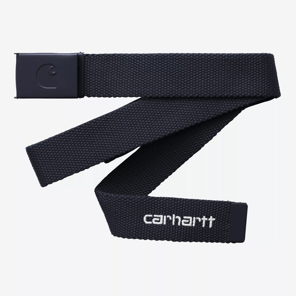 Carhartt WIP - C-Logo Clip Belt - Dark Navy / White