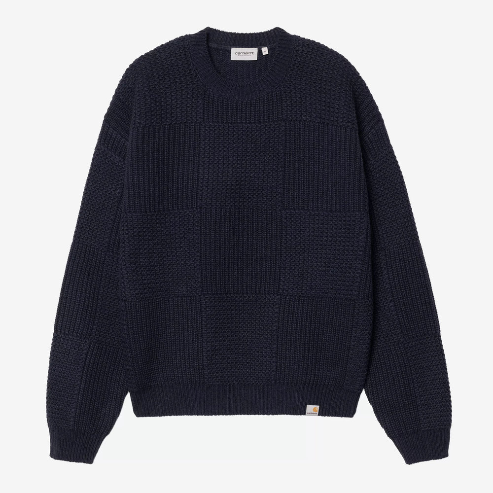 Carhartt WIP - Bishop Knitted Sweatshirt - Dark Navy