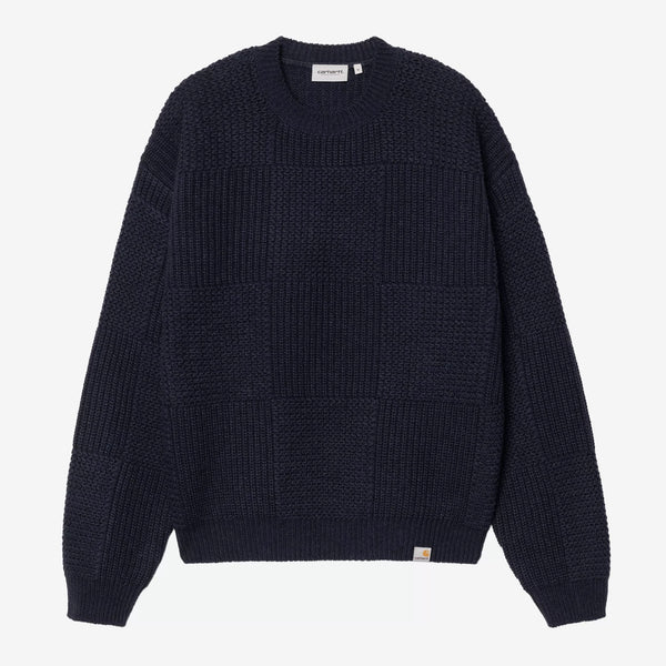 Carhartt WIP - Bishop Knitted Sweatshirt - Dark Navy