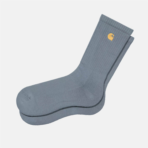 Carhartt WIP - Chase Socks - Cozy Blue / Gold