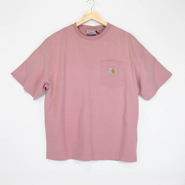 Carhartt WIP - Hudson Pocket T-Shirt - Daphne / Chalk Wash