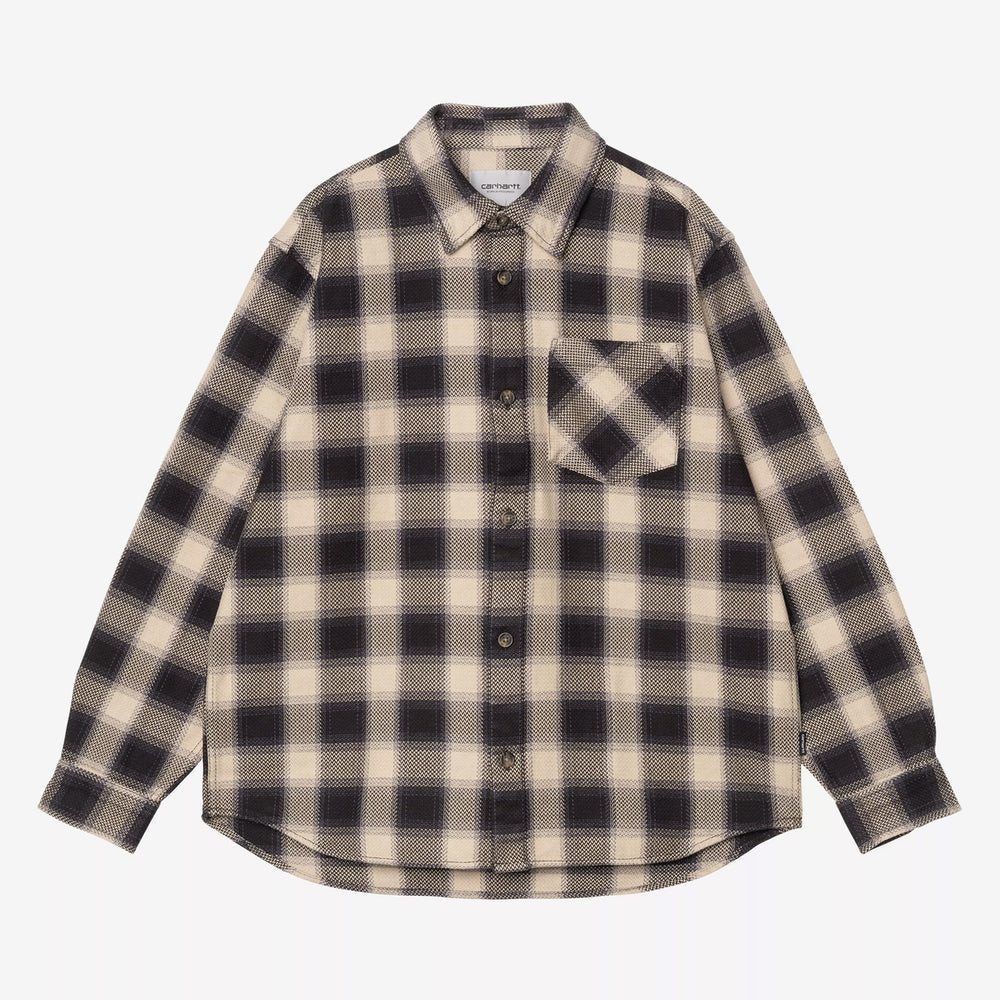 Carhartt WIP - Longsleeve Dayne Shirt - Dayne Check / Shady Purple