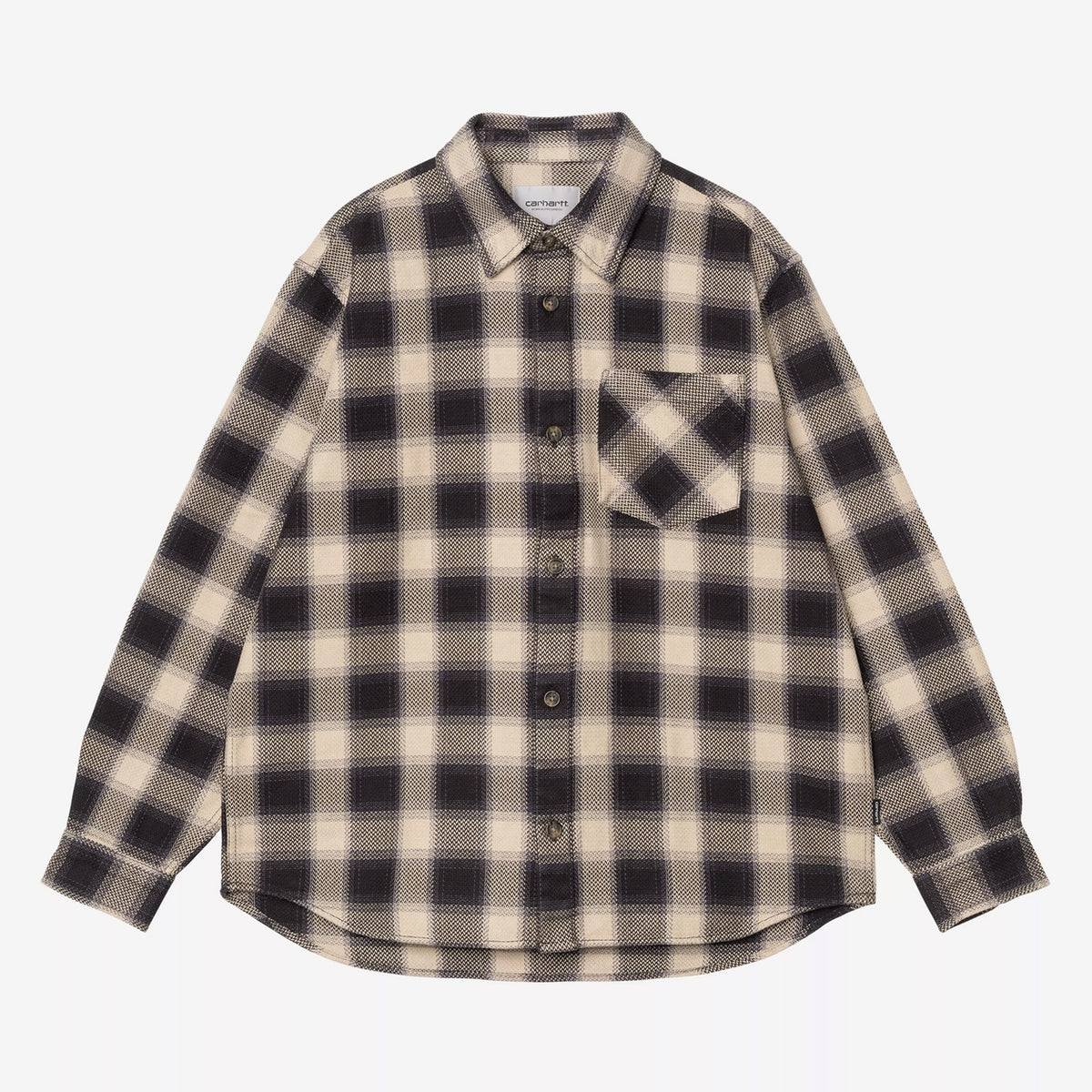 Carhartt WIP - Longsleeve Dayne Shirt - Dayne Check / Shady Purple