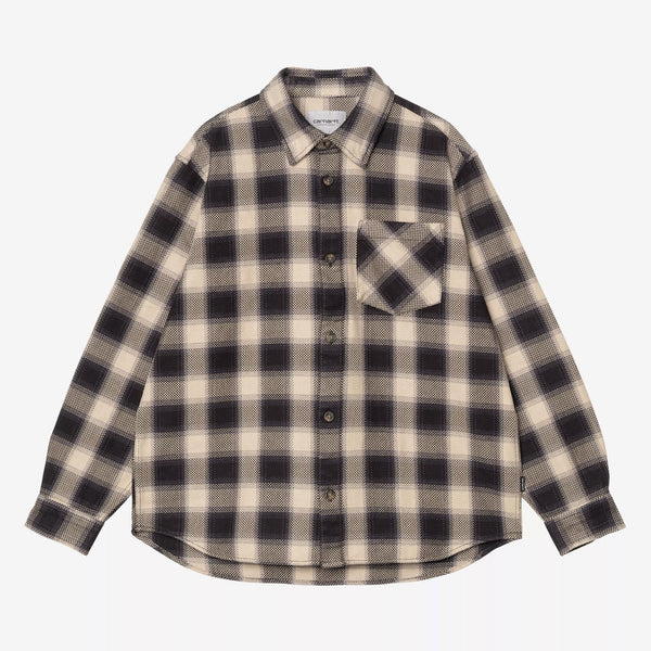 Carhartt WIP - Longsleeve Dayne Shirt - Dayne Check / Shady Purple