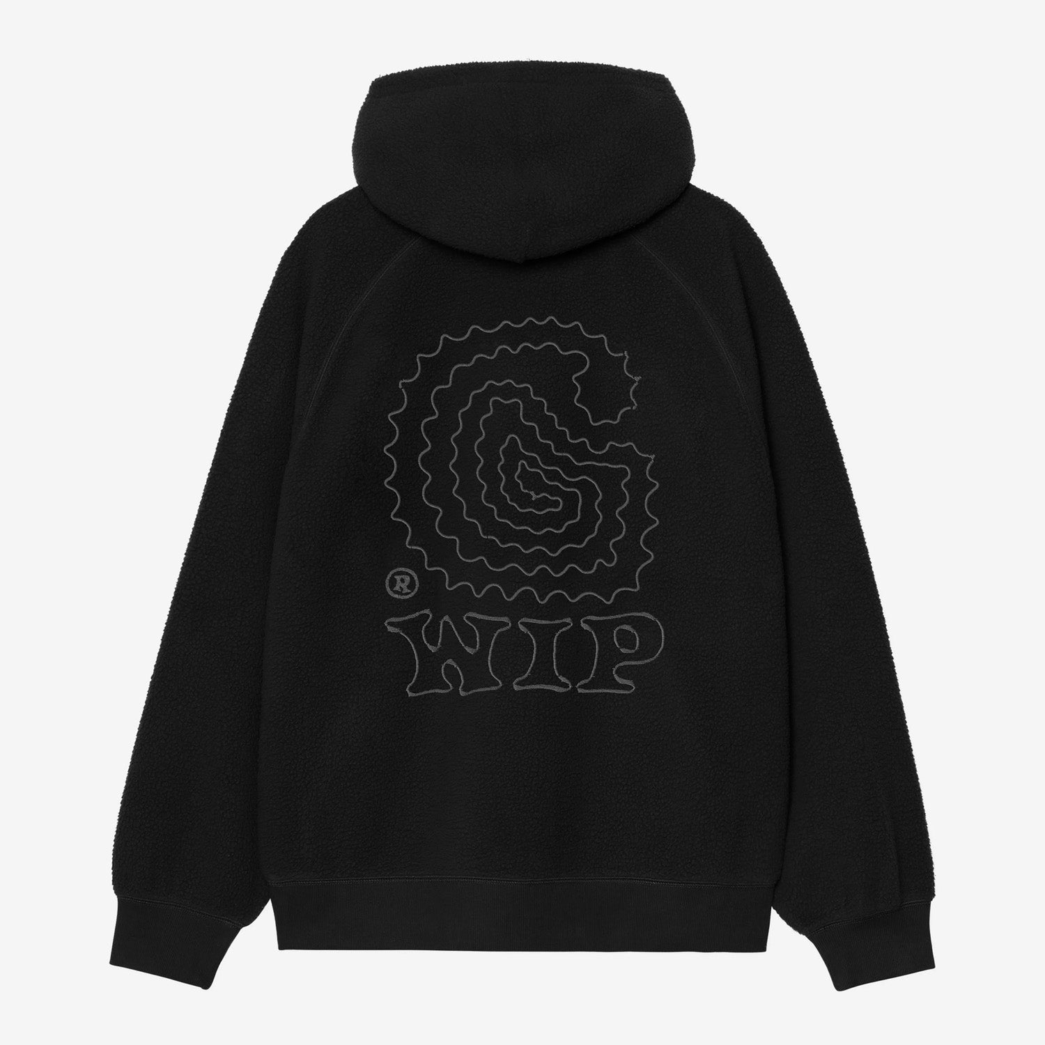 Carhartt WIP - Limn C Fleece Pullover Hooded Sweatshirt - Black