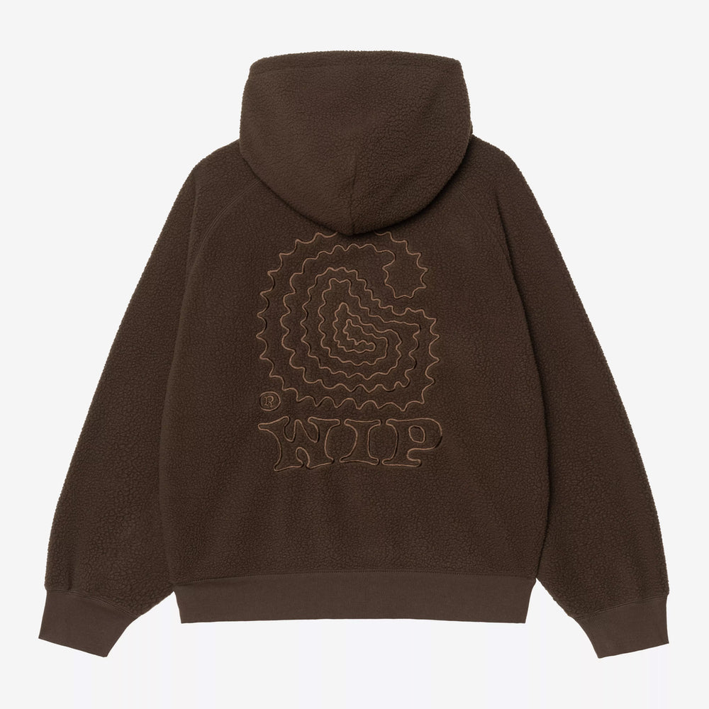 Carhartt WIP - Limn C Fleece Pullover Hooded Sweatshirt - Tobacco