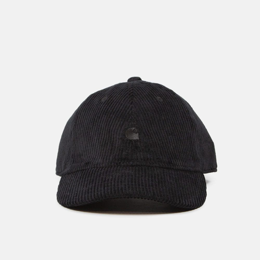 Carhartt WIP - Harlem Cord Cap - Black / Black