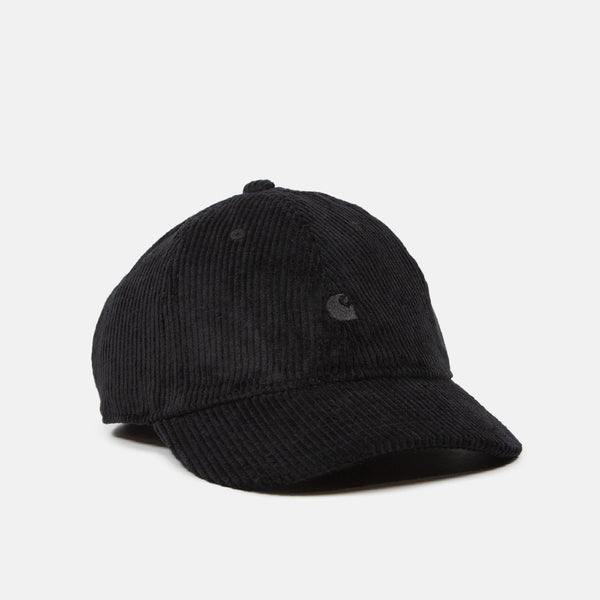 Carhartt WIP - Harlem Cord Cap - Black / Black
