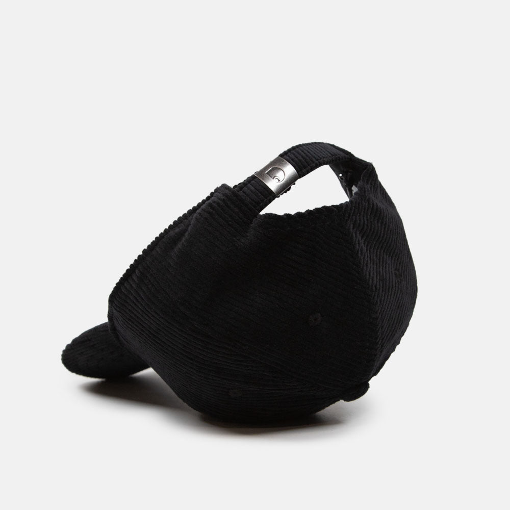 Carhartt WIP - Harlem Cord Cap - Black / Black