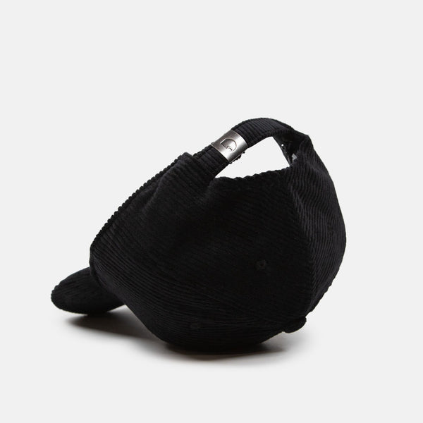 Carhartt WIP - Harlem Cord Cap - Black / Black