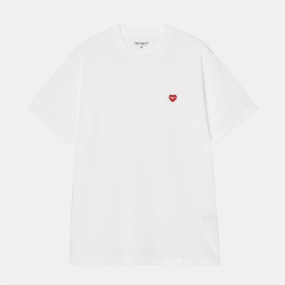 Carhartt WIP - Small Heart T-Shirt - White / Red