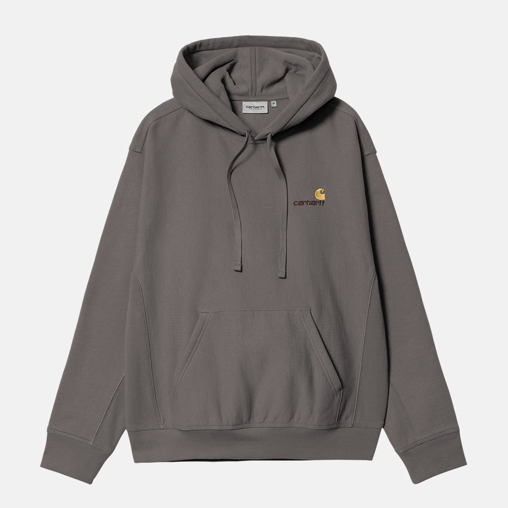Carhartt WIP - American Script Pullover Hooded Sweatshirt - Porphyry
