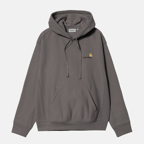 Carhartt WIP - American Script Pullover Hooded Sweatshirt - Porphyry