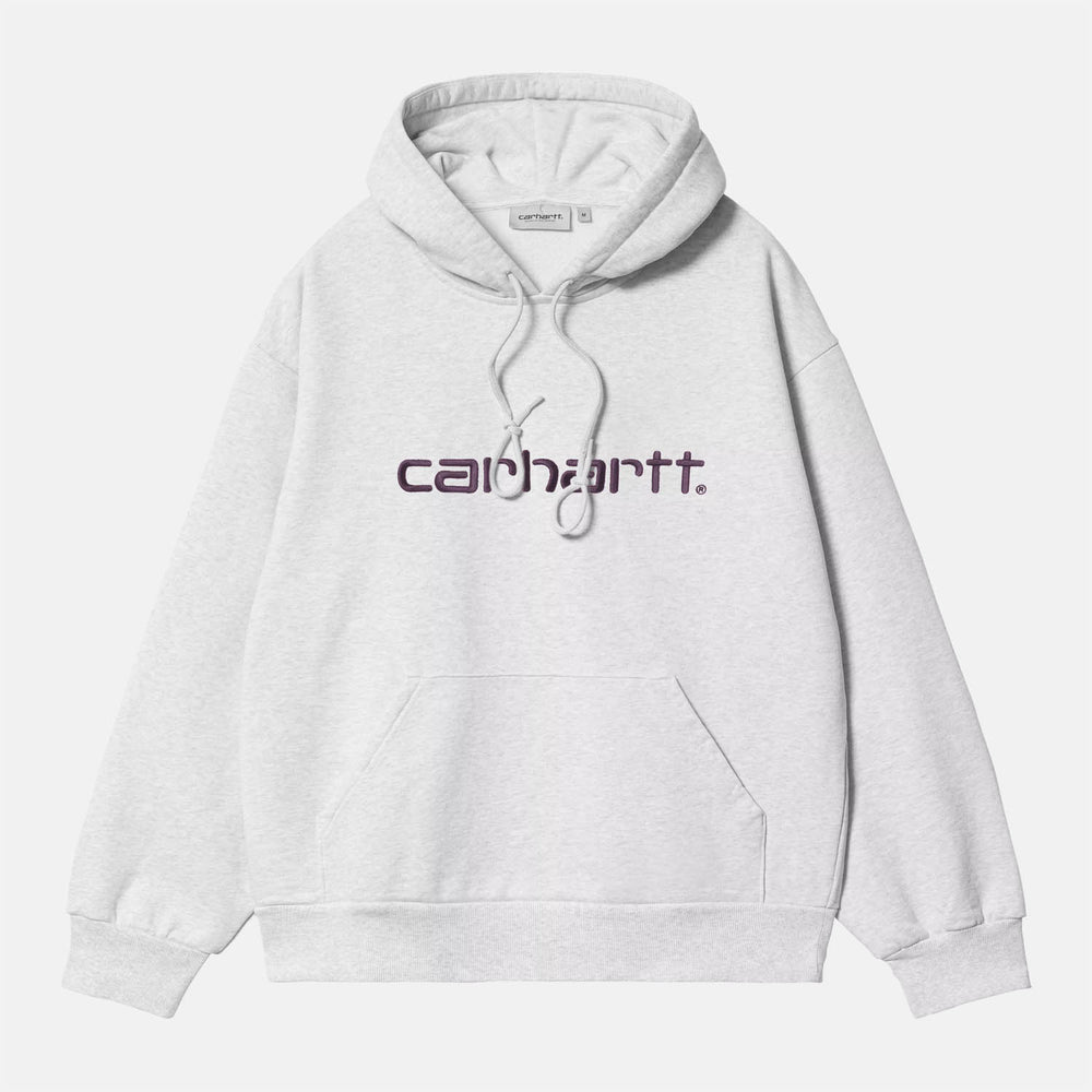 Carhartt WIP - Carhartt Pullover Hooded Sweatshirt - Ash Heather / Cozy Purple