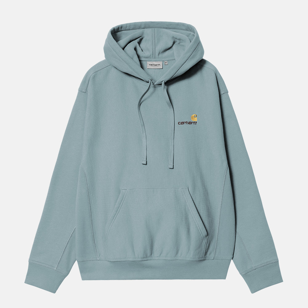 Carhartt WIP - American Script Pullover Hooded Sweatshirt - Citadel