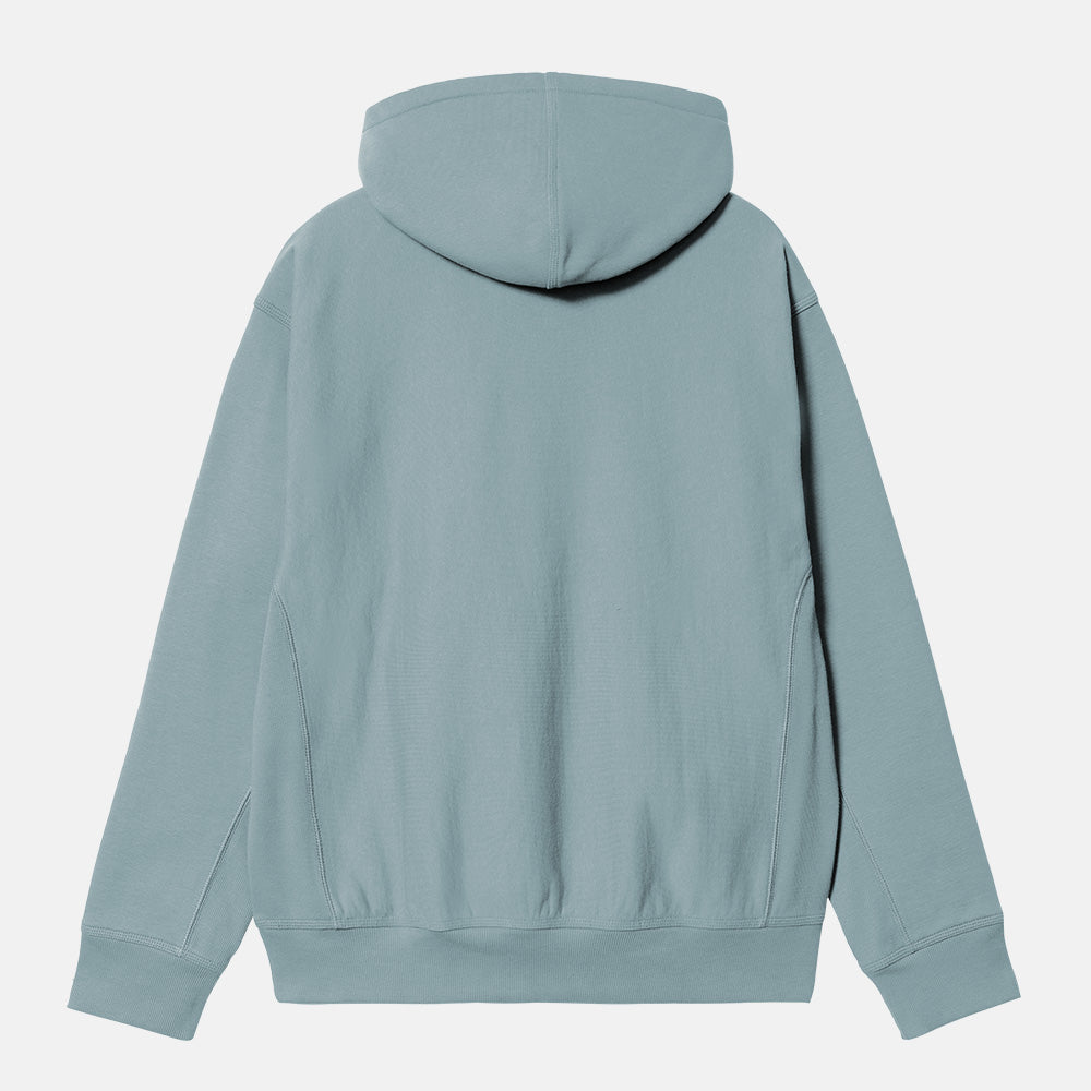 Carhartt WIP - American Script Pullover Hooded Sweatshirt - Citadel