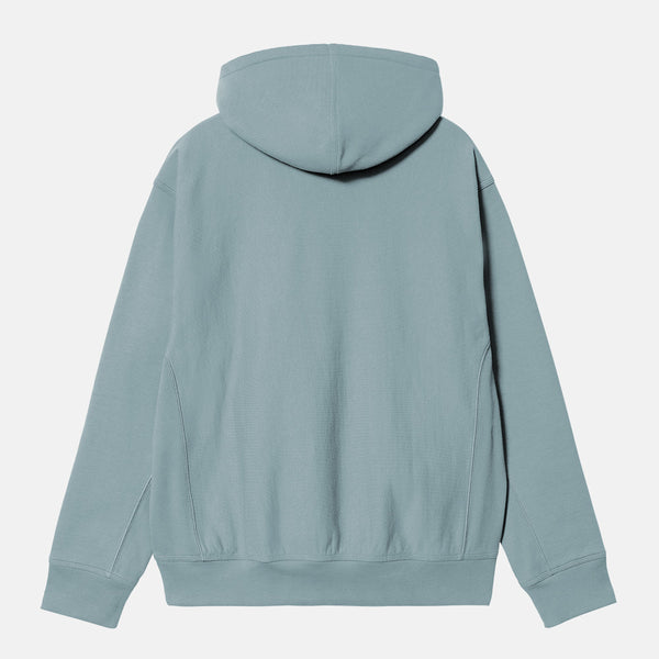 Carhartt WIP - American Script Pullover Hooded Sweatshirt - Citadel