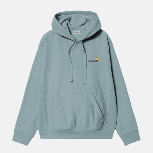 Carhartt WIP - American Script Pullover Hooded Sweatshirt - Citadel