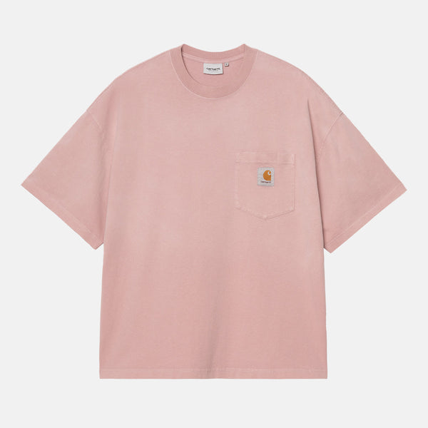 Carhartt WIP - Hudson Pocket T-Shirt - Daphne / Chalk Wash