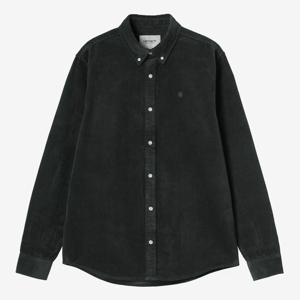 Carhartt WIP - Madison Corduroy Longsleeve Shirt - Raven