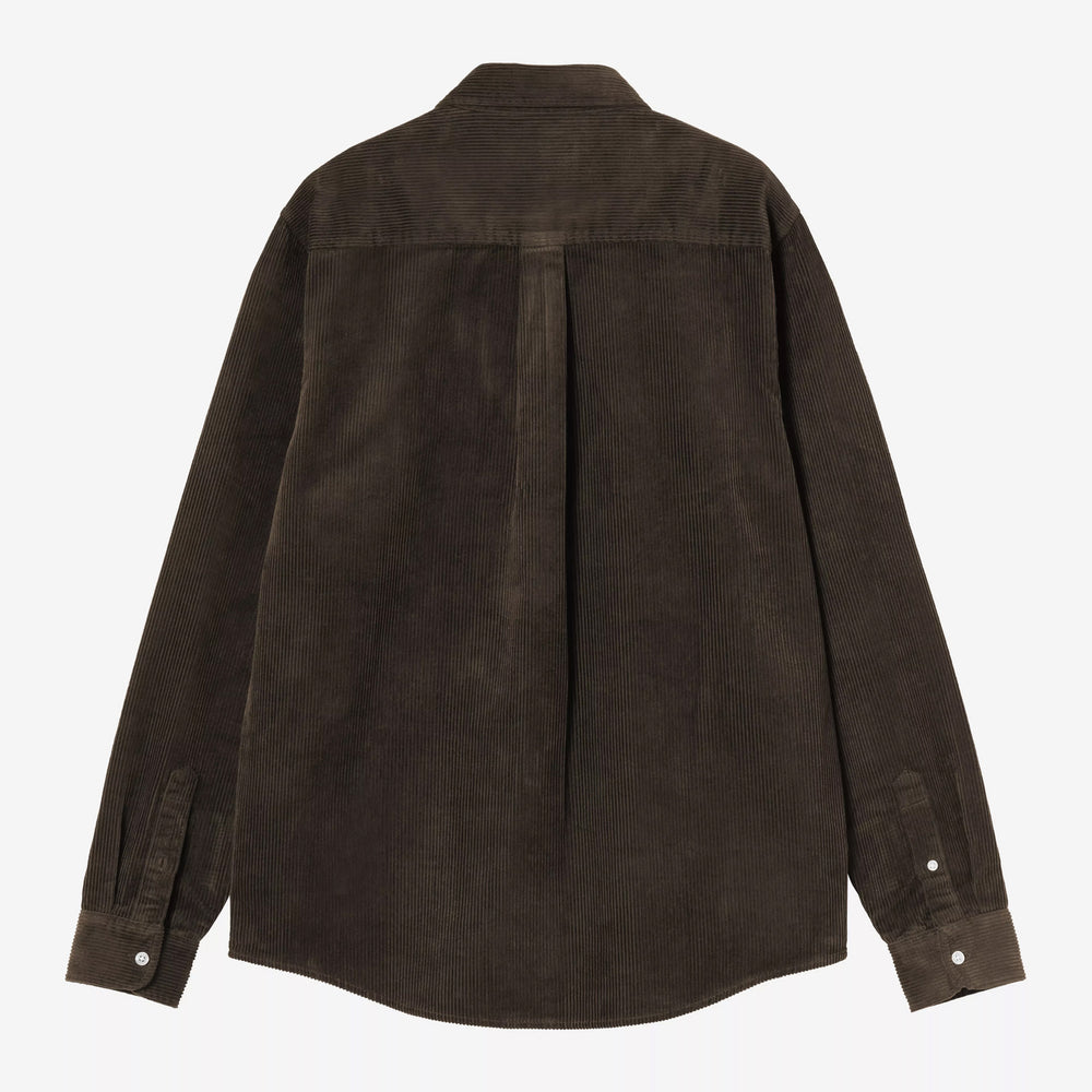 Carhartt WIP - Madison Corduroy Longsleeve Shirt - Tobacco
