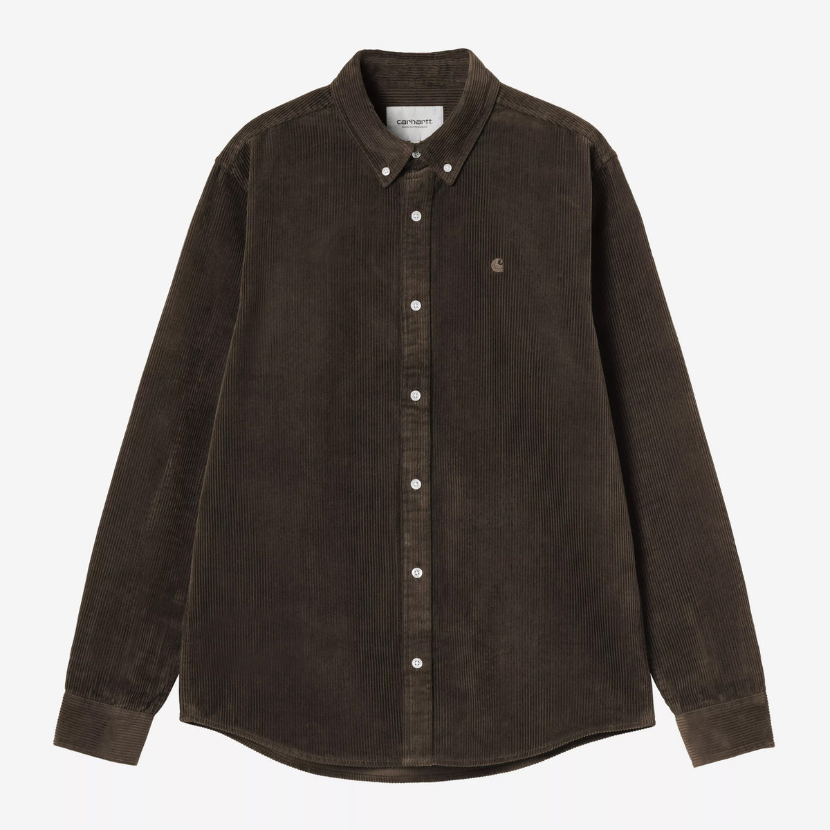 Carhartt WIP - Madison Corduroy Longsleeve Shirt - Tobacco