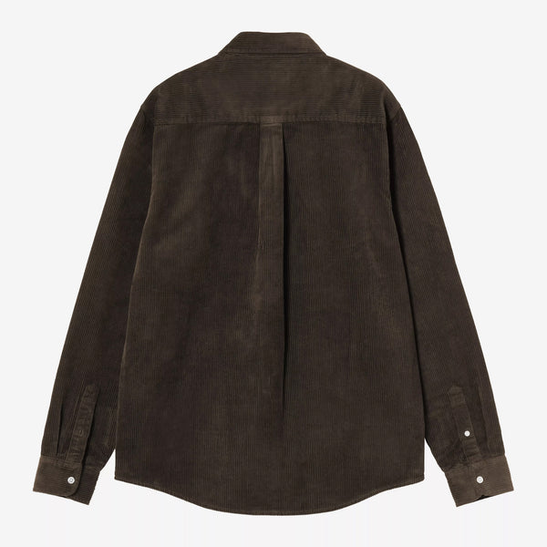 Carhartt WIP - Madison Corduroy Longsleeve Shirt - Tobacco