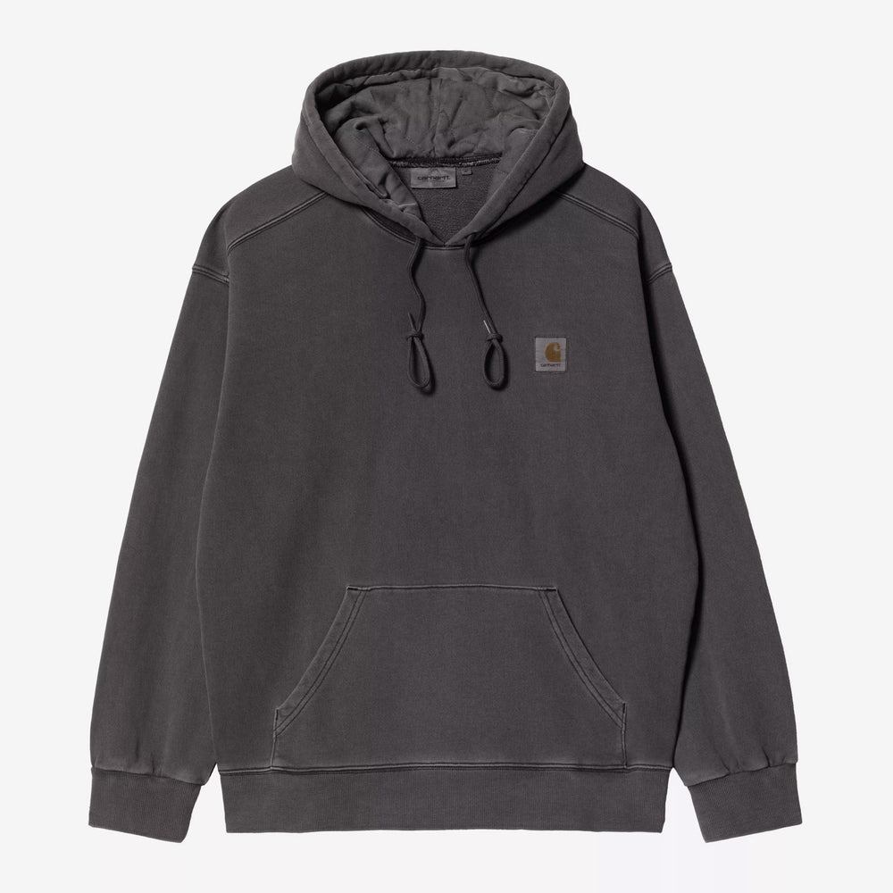Carhartt WIP - Nelson Pullover Hooded Sweatshirt - Black (garment dyed)