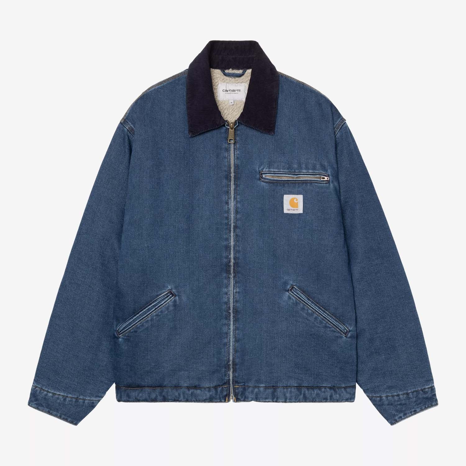 Carhartt WIP - OG Detroit Jacket - Blue / Dark Navy Stone Washed