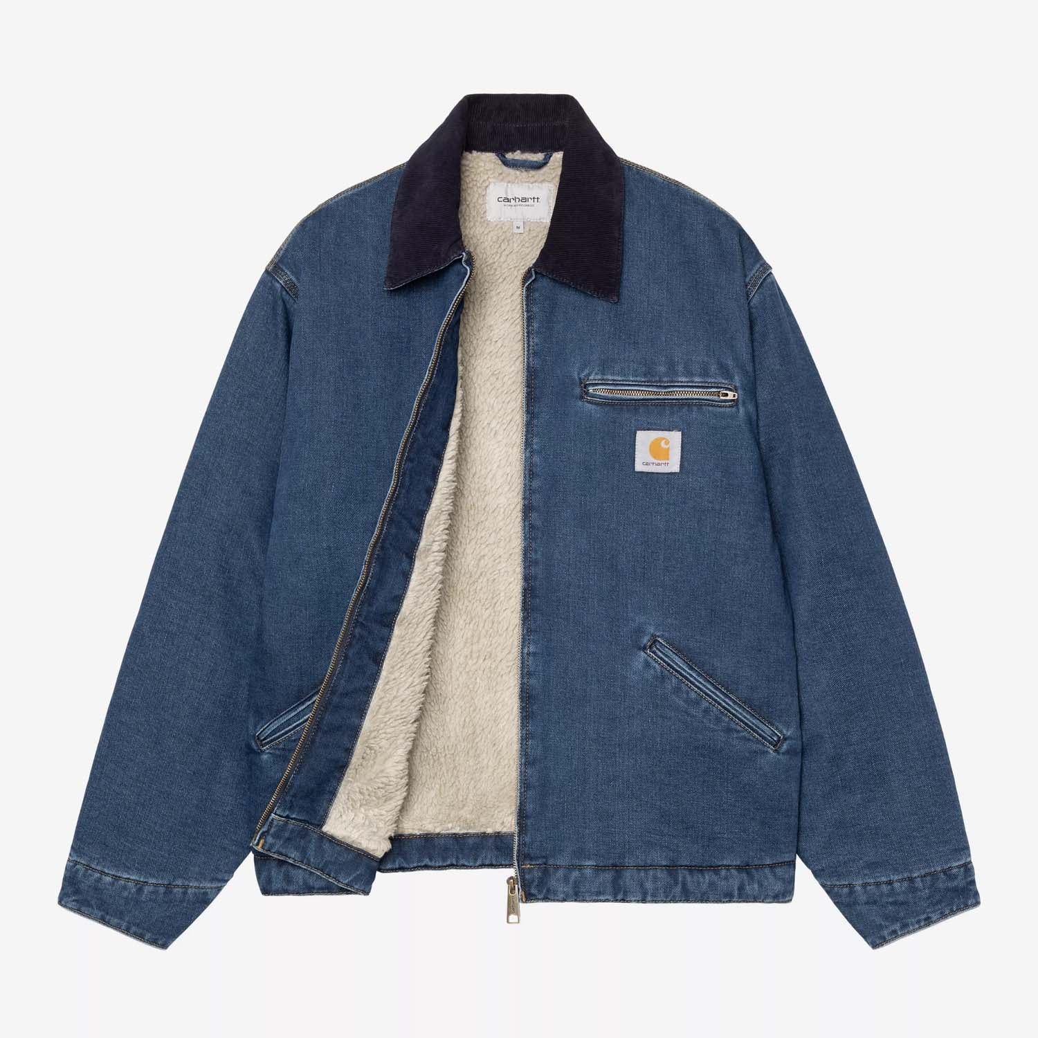 Carhartt WIP - OG Detroit Jacket - Blue / Dark Navy Stone Washed