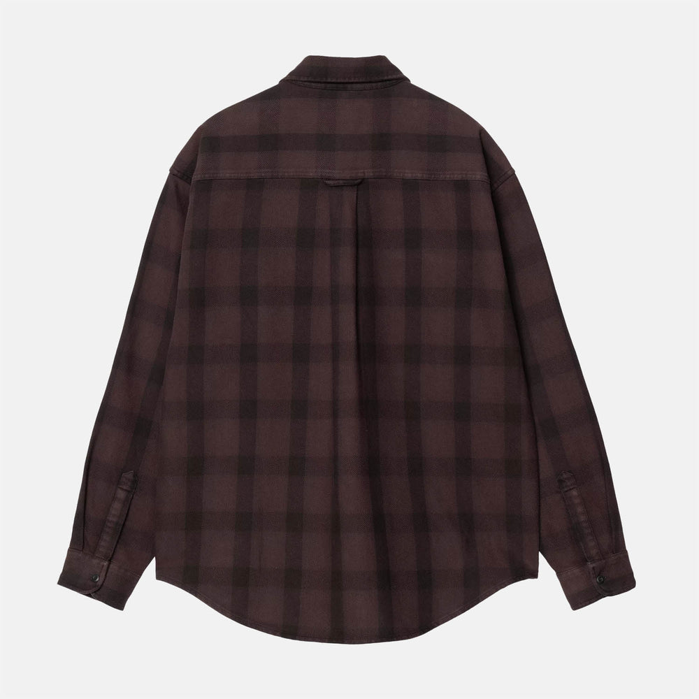 Carhartt WIP - Edmands Check Longsleeve Shirt - Natural / Palisander