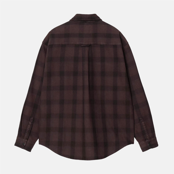 Carhartt WIP - Edmands Check Longsleeve Shirt - Natural / Palisander