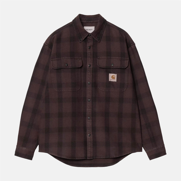 Carhartt WIP - Edmands Check Longsleeve Shirt - Natural / Palisander