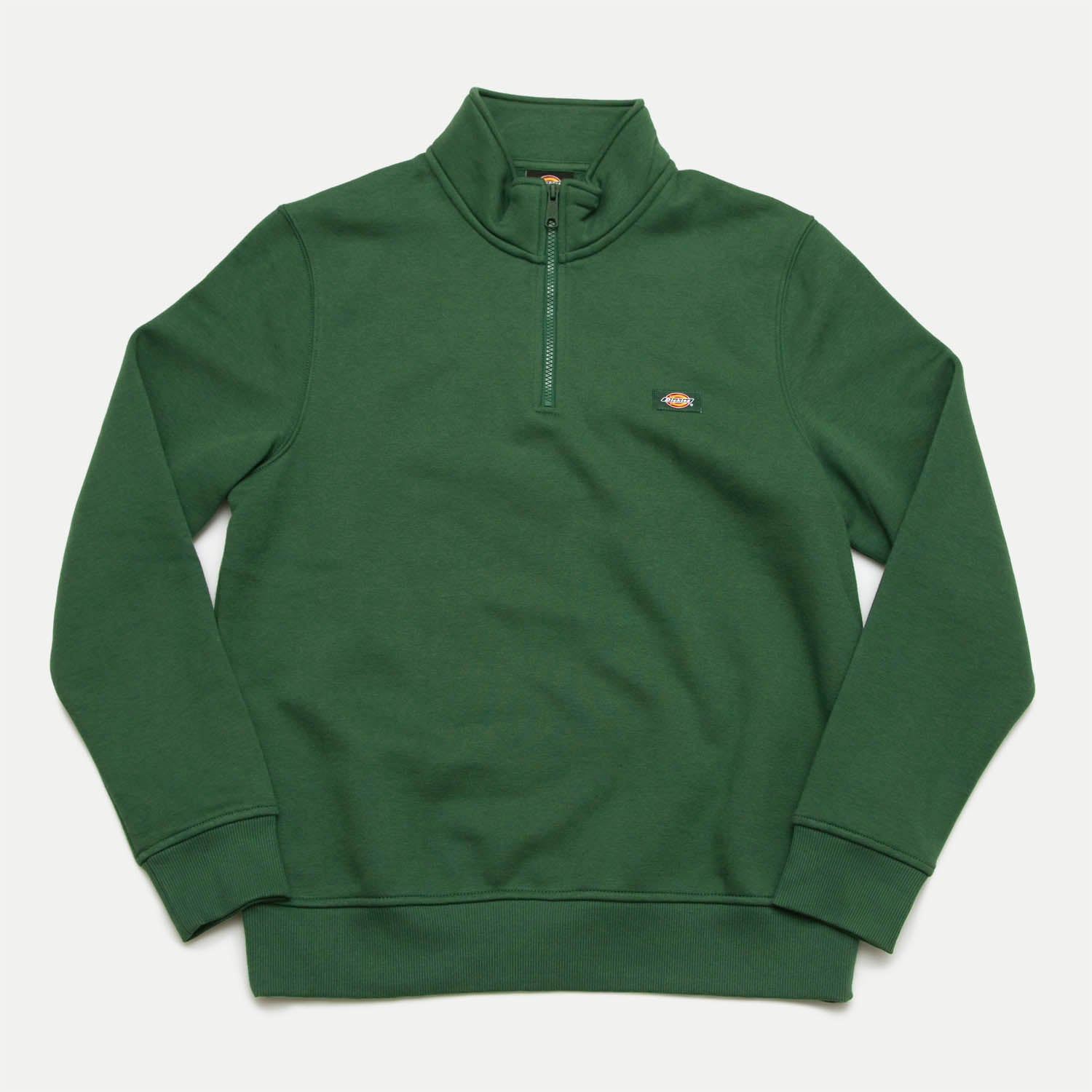 Dickies - Oakport Quarterzip Sweatshirt - Pine Needle Green
