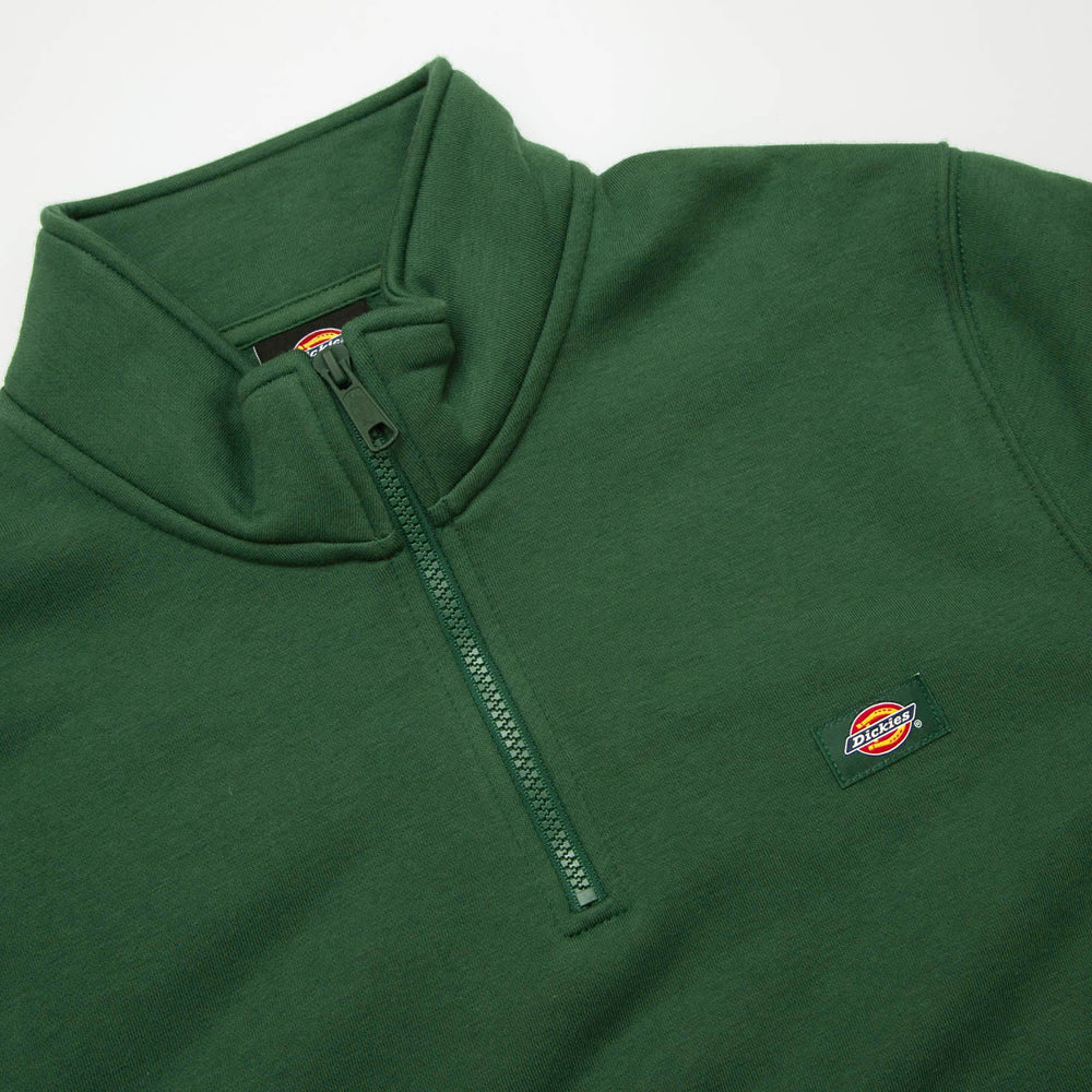 Dickies - Oakport Quarterzip Sweatshirt - Pine Needle Green